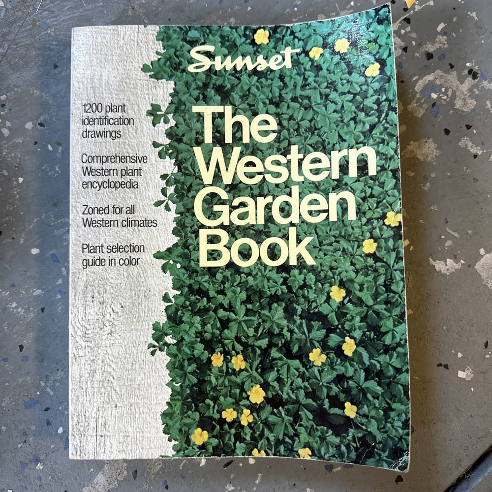Sunset Western Garden Book Ultimate Gardening Guide 1200 plant descriptions 1987